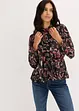 Blouse à lavallière en mousseline, bonprix