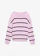 Pull en fine maille de viscose mélangée, bonprix