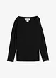 T-shirt manches longues en viscose extensible, bonprix
