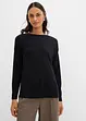 T-shirt manches longues en viscose extensible, bonprix