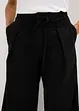 Pantalon à pinces et lien à nouer, bonprix