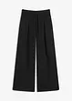 Pantalon à pinces et lien à nouer, bonprix