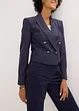 Blazer court et texturé à épaulettes, bonprix