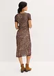 Robe midi en mesh doux, bonprix