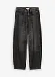 Jean balloon taille mi-haute, super doux, bonprix
