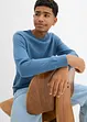 Pull en fine maille 100% coton, bonprix