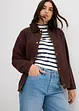 Veste en twill avec col en velours côtelé, bonprix