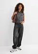 Gilet sans manches en jean, bonprix
