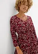 Robe en jersey crêpe gaufré, bonprix