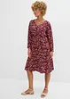Robe en jersey crêpe gaufré, bonprix