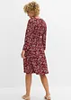 Robe en jersey crêpe gaufré, bonprix