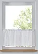 Brise-bise avec ondulations brodées, bonprix