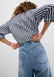 Jean large taille haute, raccourci, bonprix