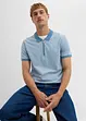 Polo en maille piquée à col zippé, bonprix