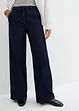 Jean large taille haute, super doux, bonprix