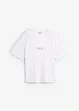 T-shirt loose 100% coton, imprimé 3D, bonprix