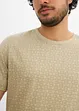 T-shirt 100% coton à l’imprimé minimaliste, bonprix