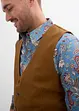 Gilet de costume en toile de coton, bonprix