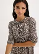 Robe en jersey avec nouettes, bonprix