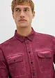 Chemise aspect délavé, 100% coton, bonprix
