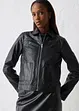 Veste en cuir, bonprix