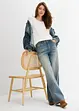 Blouse en jersey 100% coton, bonprix