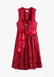 Dirndl avec tablier à sequins (ens. 2 pces), bonprix