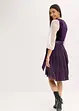 Dirndl avec velours en longueur midi (ens. 2 pces), bonprix
