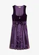 Dirndl avec velours en longueur midi (ens. 2 pces), bonprix