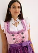 Dirndl avec tablier à sequins (ens. 2 pces), bonprix