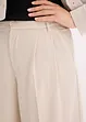Pantalon à pinces en viscose mélangée, bonprix