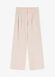 Pantalon à pinces en viscose mélangée, bonprix