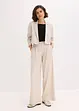 Pantalon à pinces en viscose mélangée, bonprix