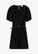 Robe avec ceinture et rivets, bonprix
