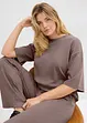 T-shirt long en interlock, bonprix